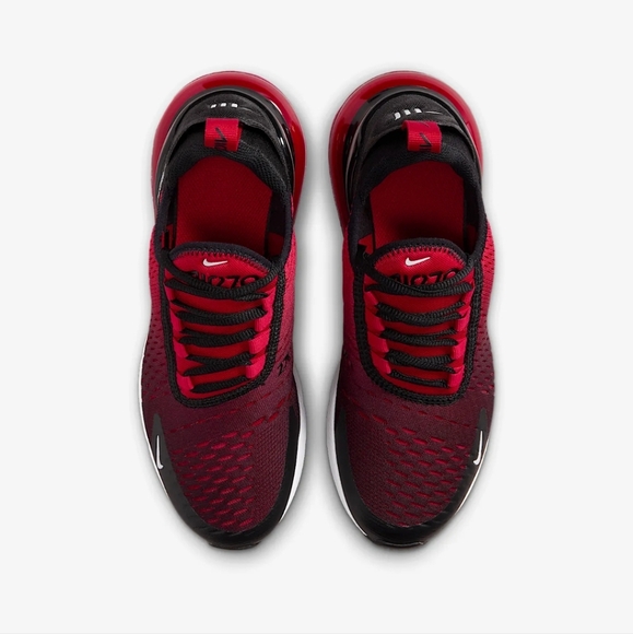 Girls Nike Air Max 270 Red Sneakers made with Swarovski Crystals Custom - Picture 3 of 5